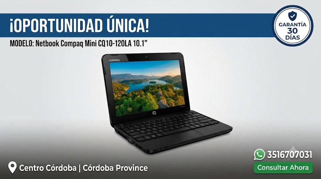 Netbook Compaq Mini CQ10-120LA 10.1