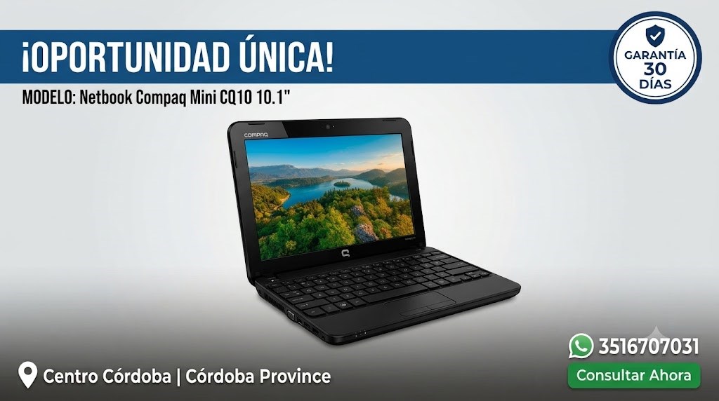 Netbook Compaq Mini CQ10 10.1