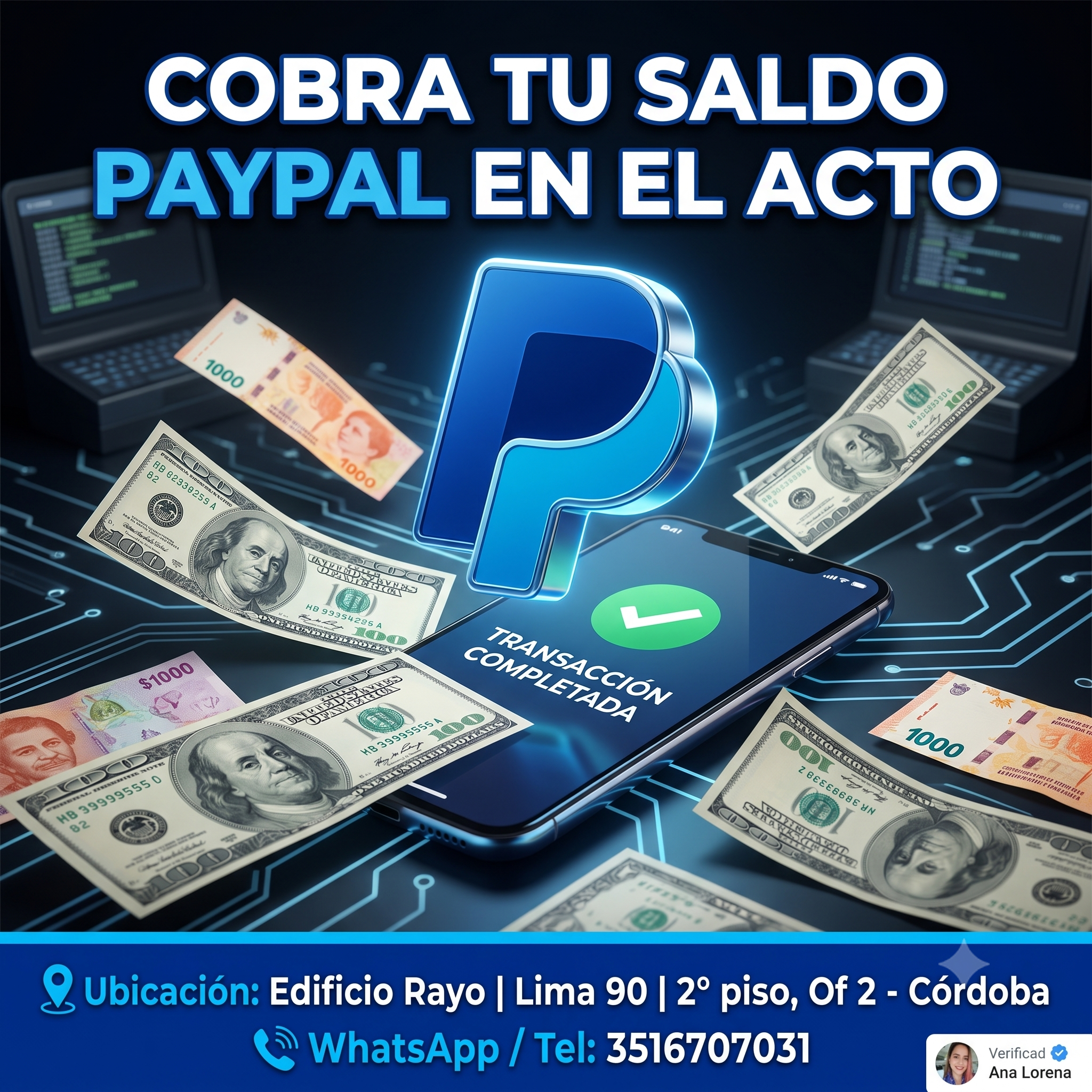 Asesoría y Soporte Profesional PayPal en Córdoba - Servicios digitales en Córdoba